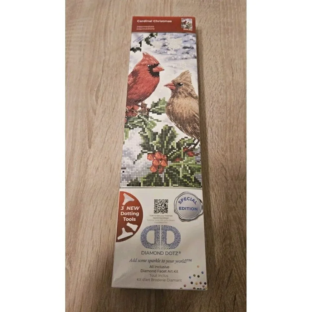 NEW Diamond Dotz Cardinals Adult Art Kit Special Edition Intermediate